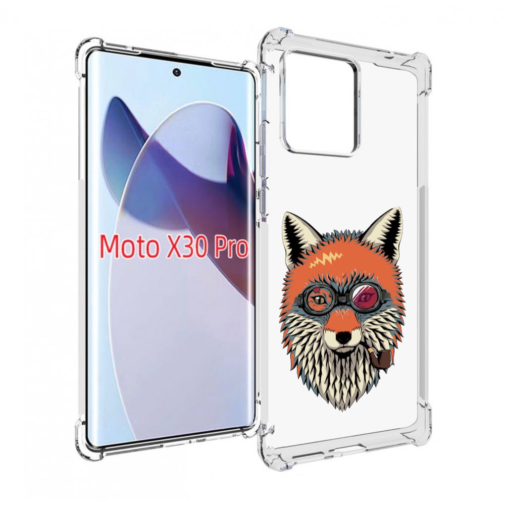 

Чехол MyPads Деловой лис для Motorola Moto X30 Pro, Прозрачный, Tocco
