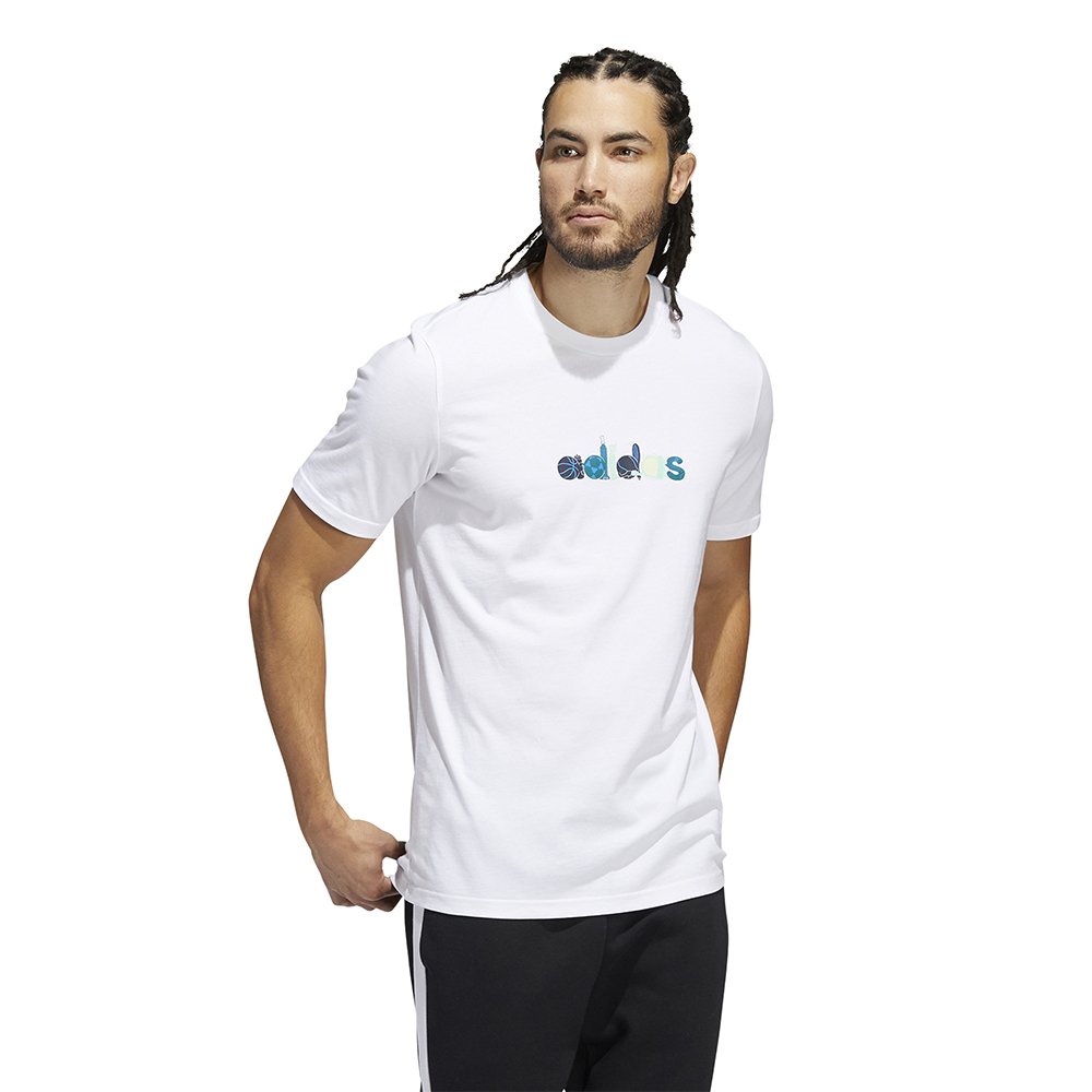 фото Футболка мужская adidas he4839 белая xl