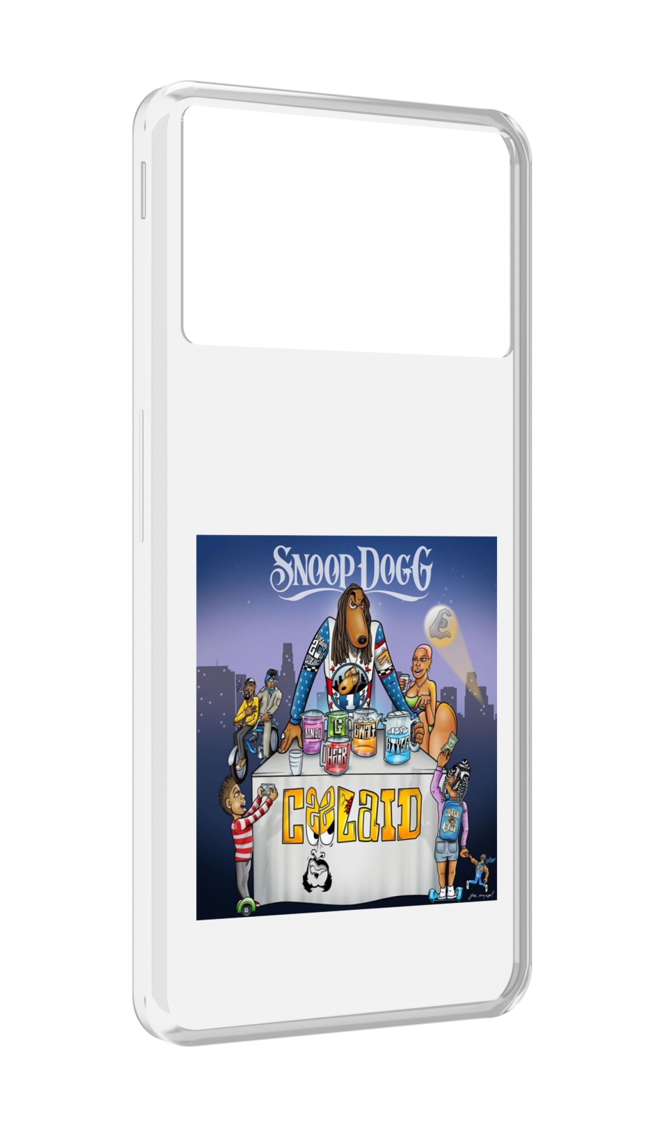 

Чехол MyPads Snoop Dogg COOLAID для ZTE Nubia Z40S Pro, Прозрачный, Tocco