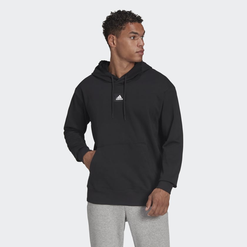 

Худи мужское Adidas HE4354 черное M, HE4354