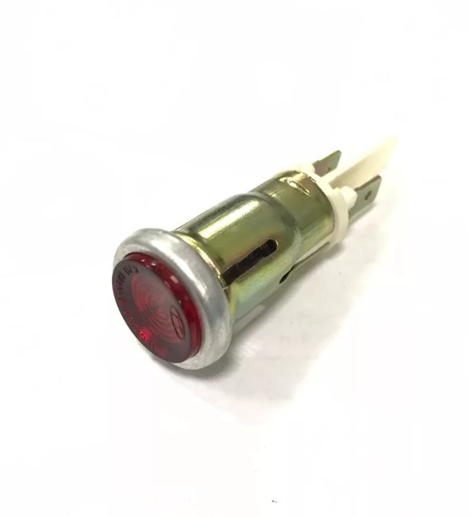 Лампа контрольная панели приборов для а/м УАЗ (глазок) 12V с/об. (красный)