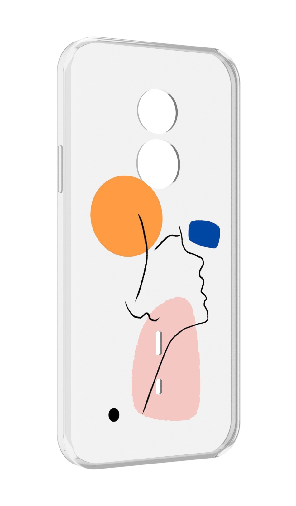 

Чехол MyPads абстракция девушки женский для Doogee S51, Прозрачный, Tocco