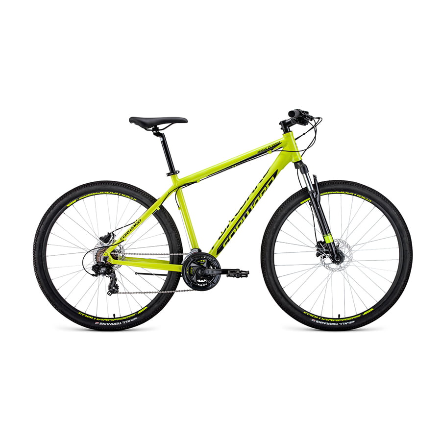 фото Велосипед forward apache 29 3.0 disc al 2020 19" желтый/черный