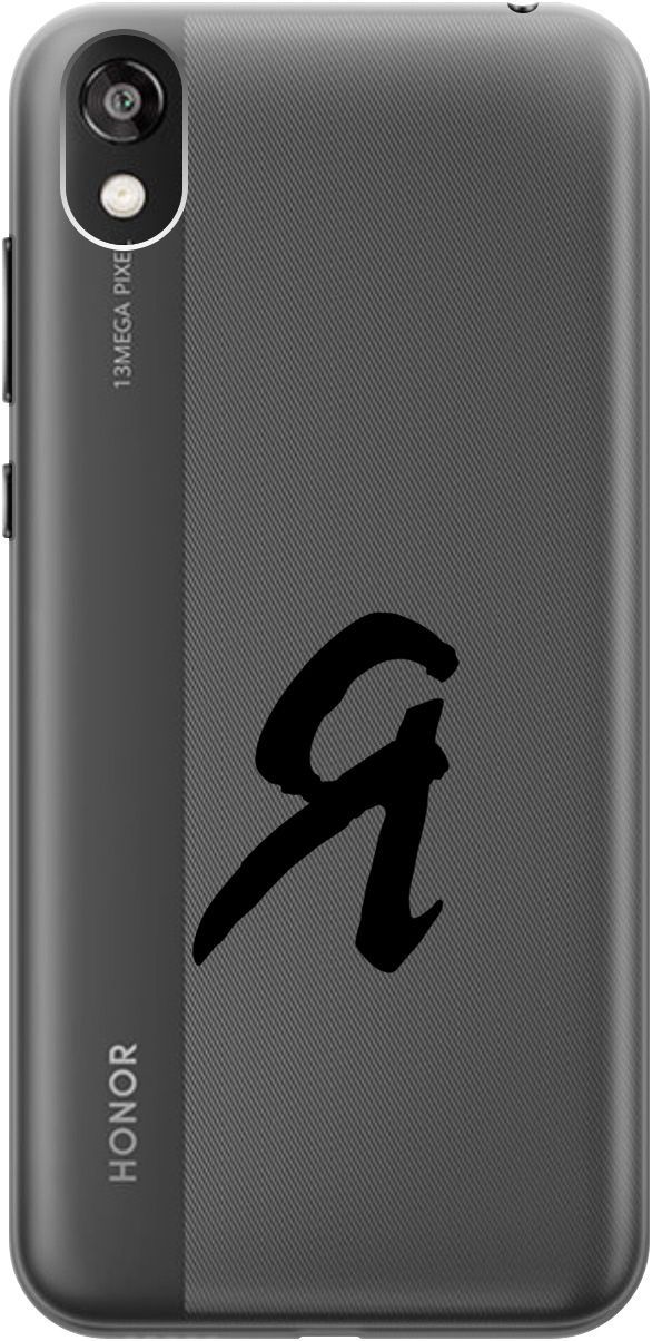 

Чехол на Honor 8S/Huawei Y5 (2019) с принтом "I" прозрачный, Прозрачный;черный, 5270
