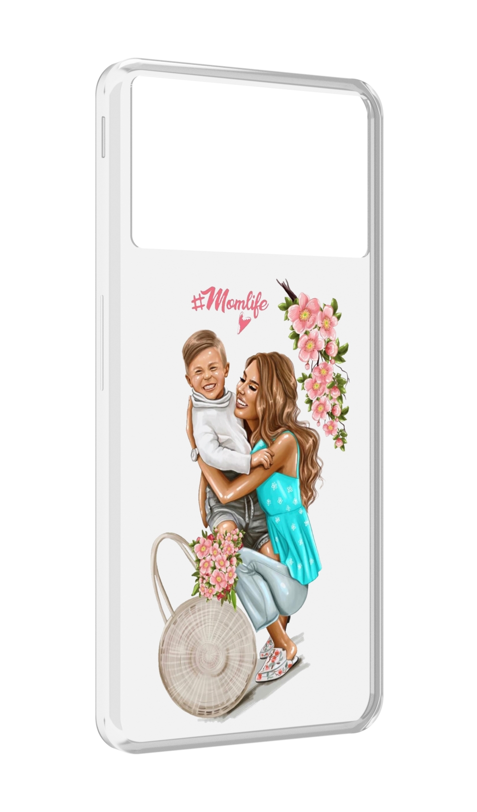 

Чехол MyPads Momlife для ZTE Nubia Z40S Pro, Прозрачный, Tocco