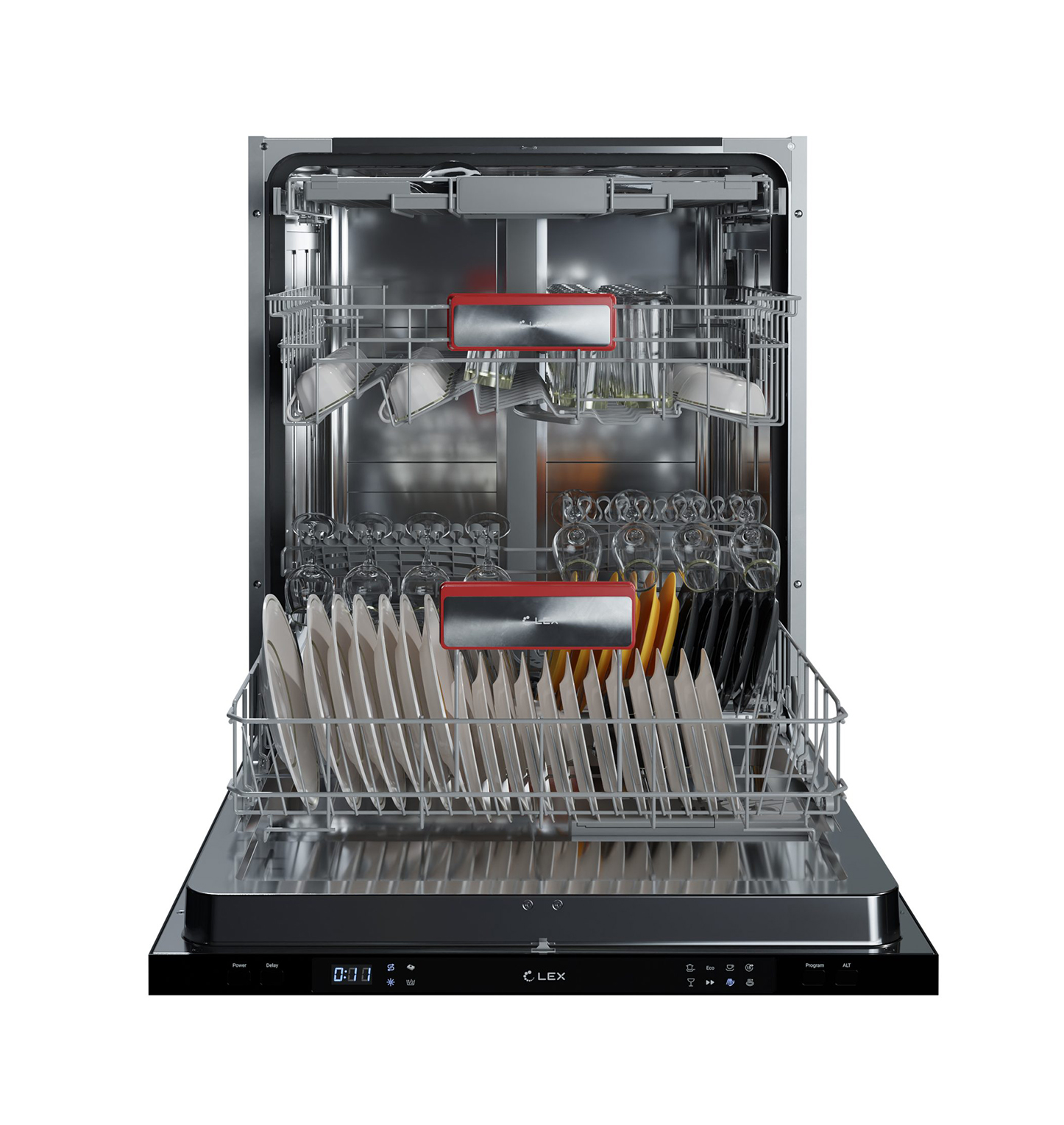 Встраиваемая посудомоечная машина LEX PM 6073 от точки к точке рисуем и раскрашиваем автомобили и технику