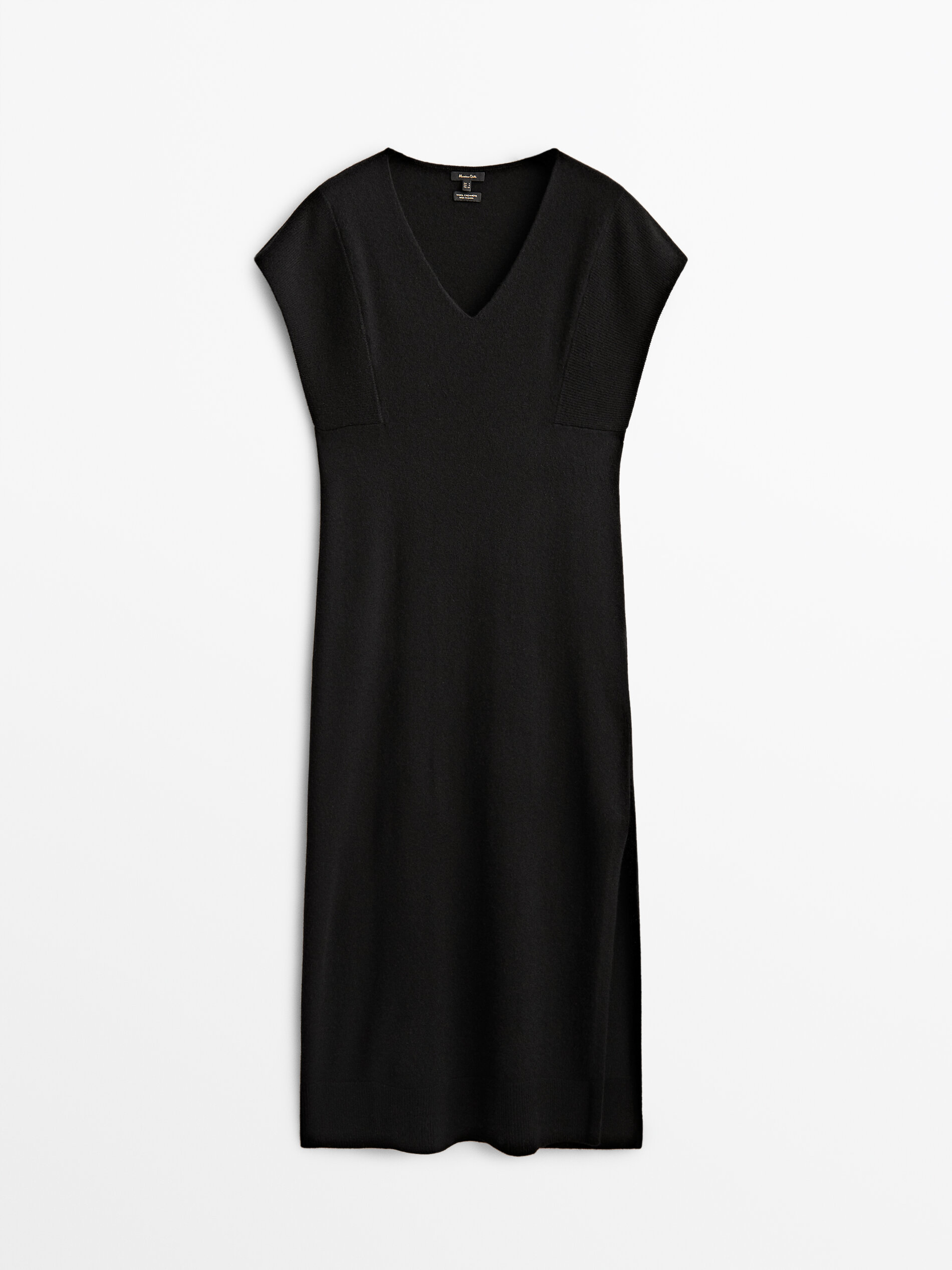 

Платье женское Massimo Dutti 06607616800 черное S, 06607616800
