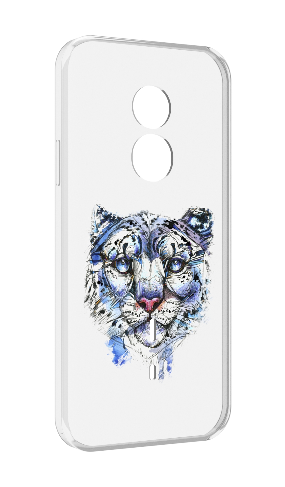 

Чехол MyPads Тигр 4 для Doogee S51, Прозрачный, Tocco