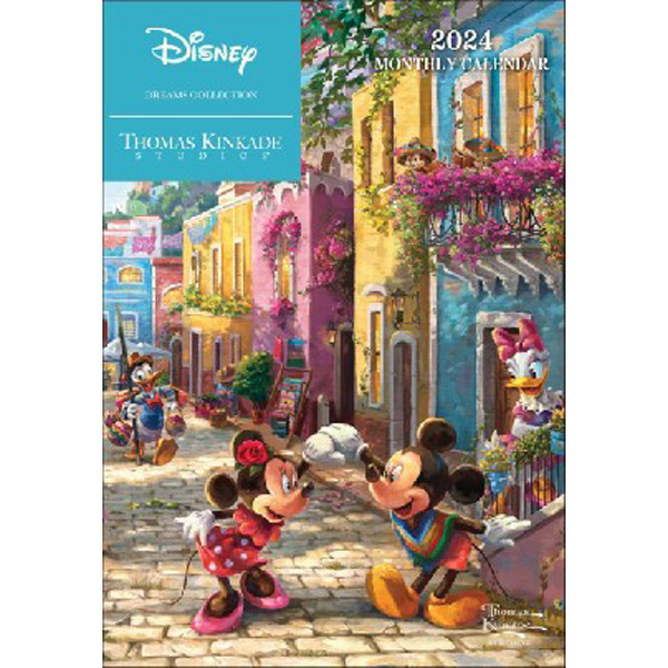 

Disney Dreams Collection by Thomas Kinkade Studios: 12-Month 2024 Monthly Pocket / Tho...