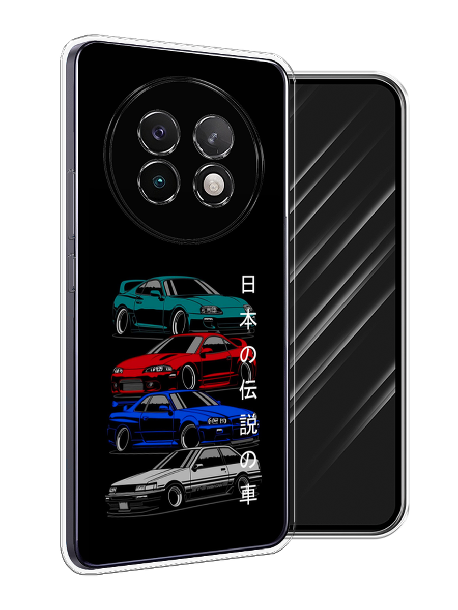 

Чехол Awog на Realme 13+ "JDM Legend cars", Зеленый;красный;синий, 2518750-1