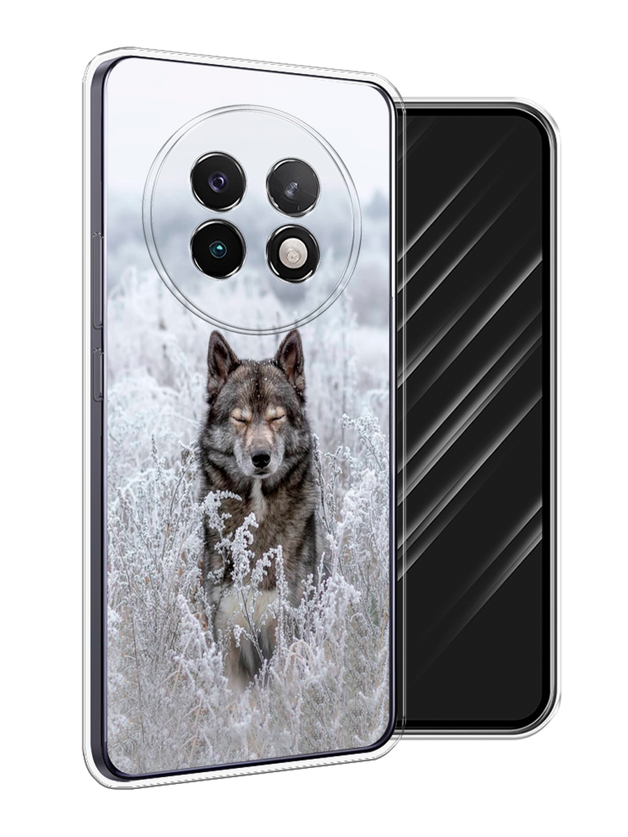 

Чехол Awog на Realme 13+ "Волк в поле", Белый;черный, 2518750-1