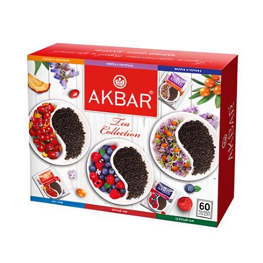 Чай ассорти Akbar Подарочный в пакетиках 2 г х 60 шт