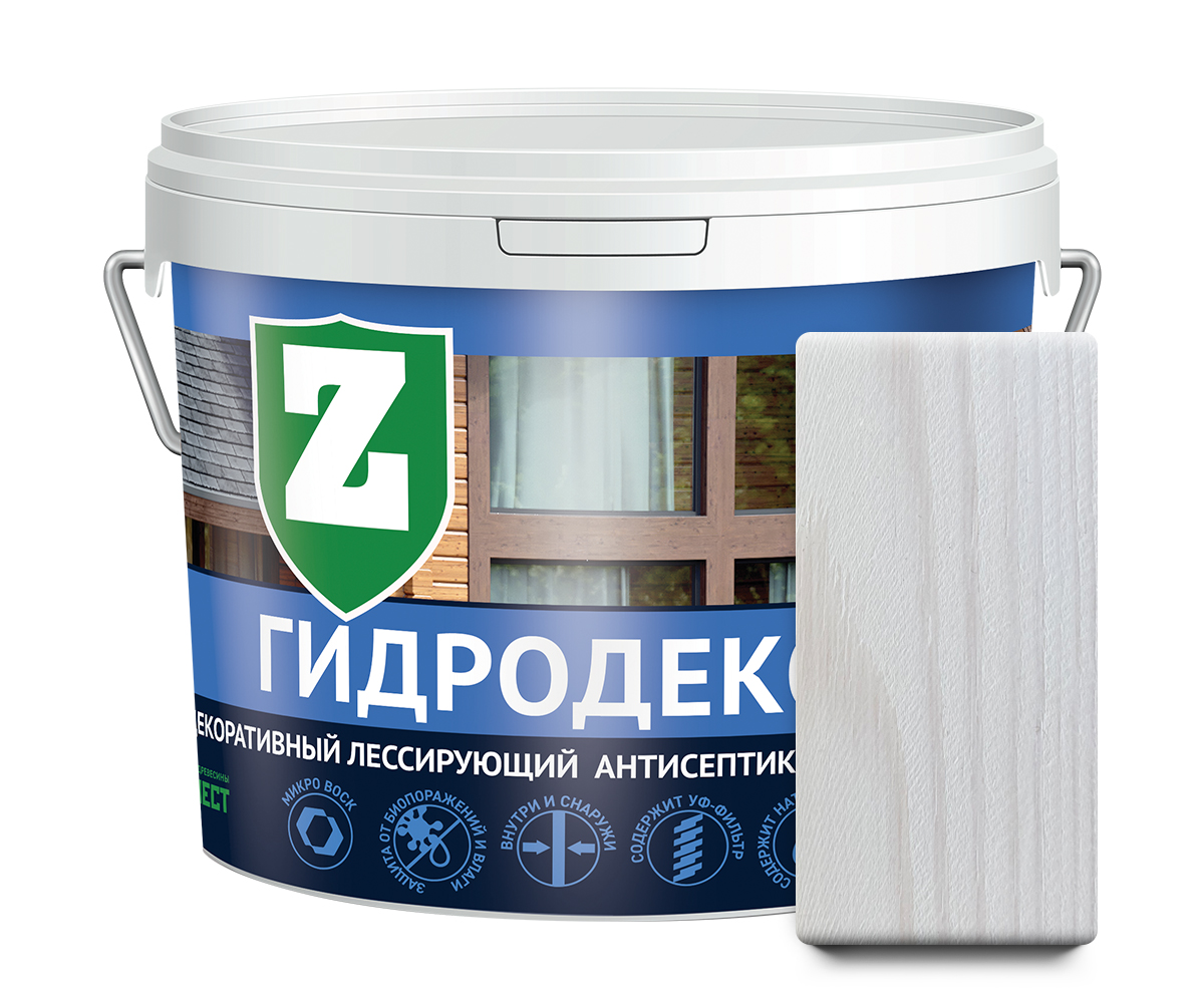 

ГидроДекор ЗЕЛЕСТ «Д-1» для декоративной отделки древесины (Морозный иней), 9,0 кг, Белый, Д-1