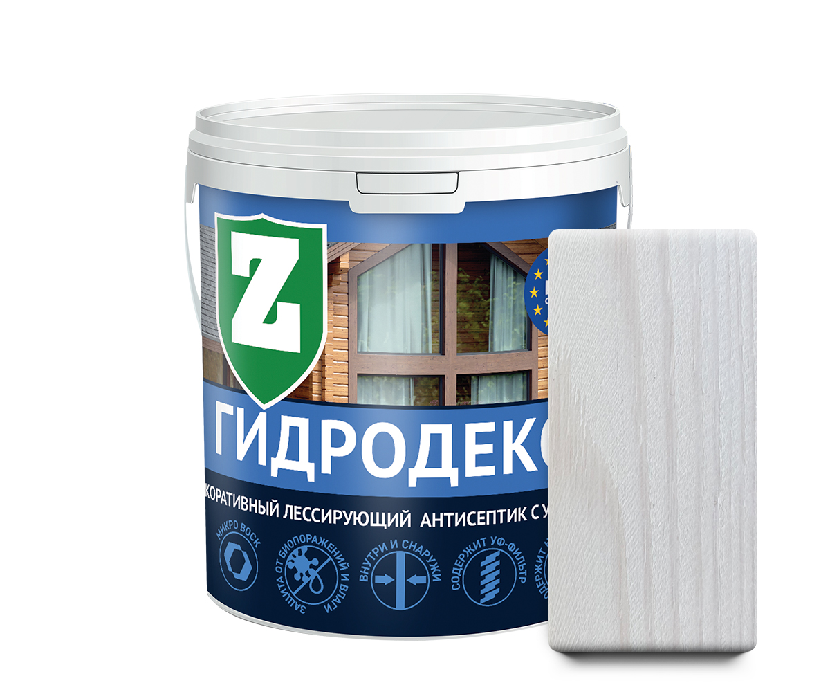 

ГидроДекор ЗЕЛЕСТ «Д-1» для декоративной отделки древесины (Морозный иней), 2,5 кг, Белый, Д-1