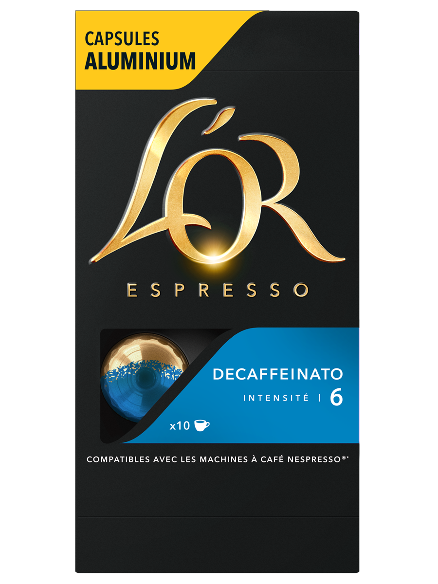 фото Кофе в алюминиевых капсулах l'or espresso decaffeinato, 10 шт