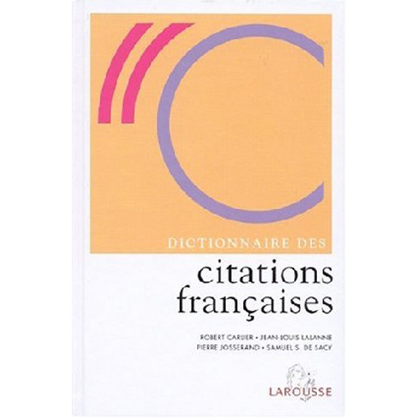 

Dict Des Citations Francaises Colex