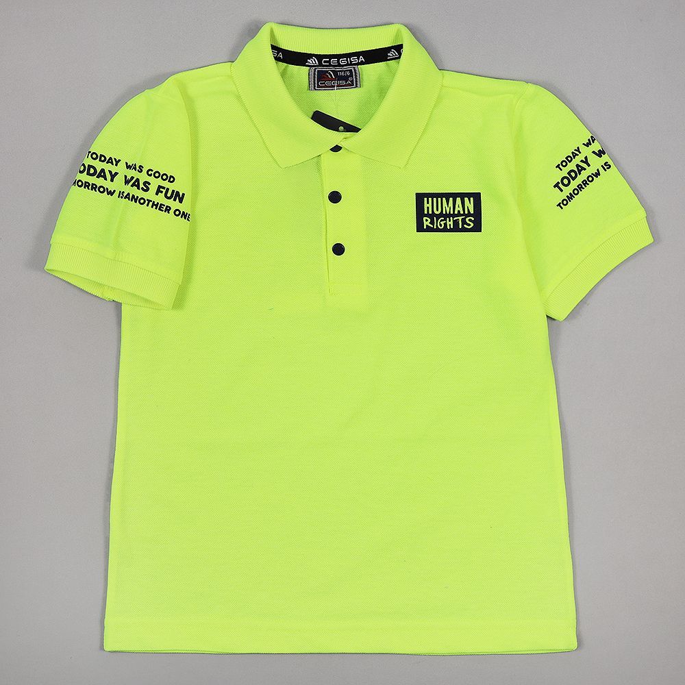 Футболка детская CEGISA 65792, зеленый, 122