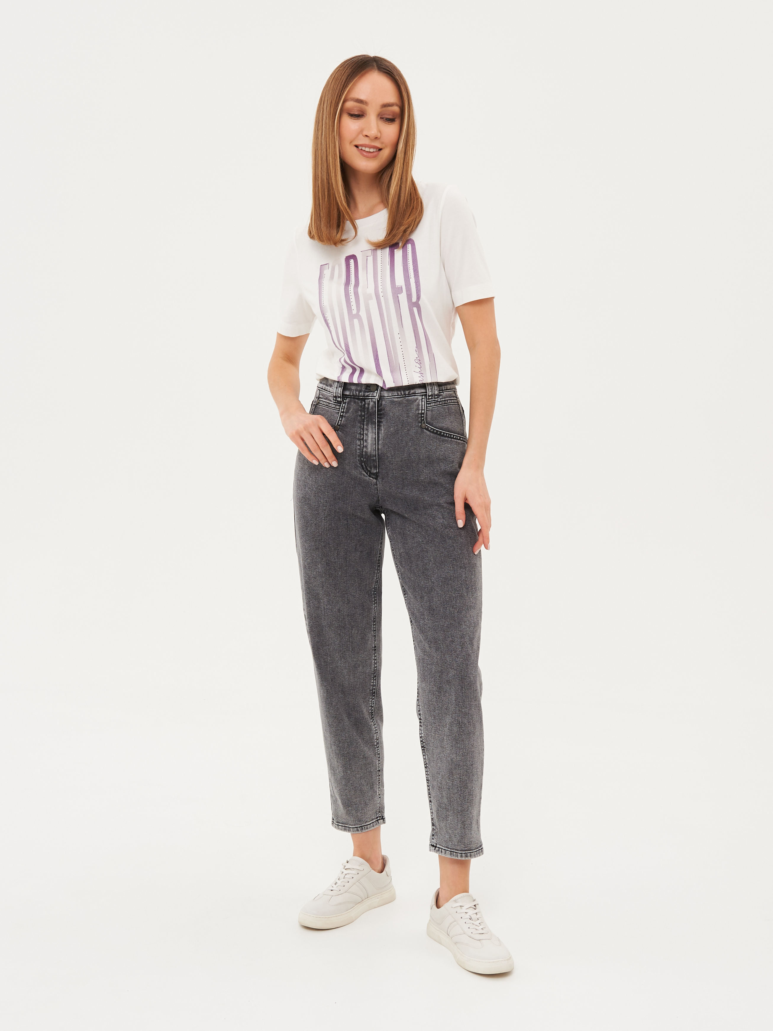 

Джинсы женские Gerry Weber 122013-66908-131005-36R серые 36R, Серый, 122013-66908