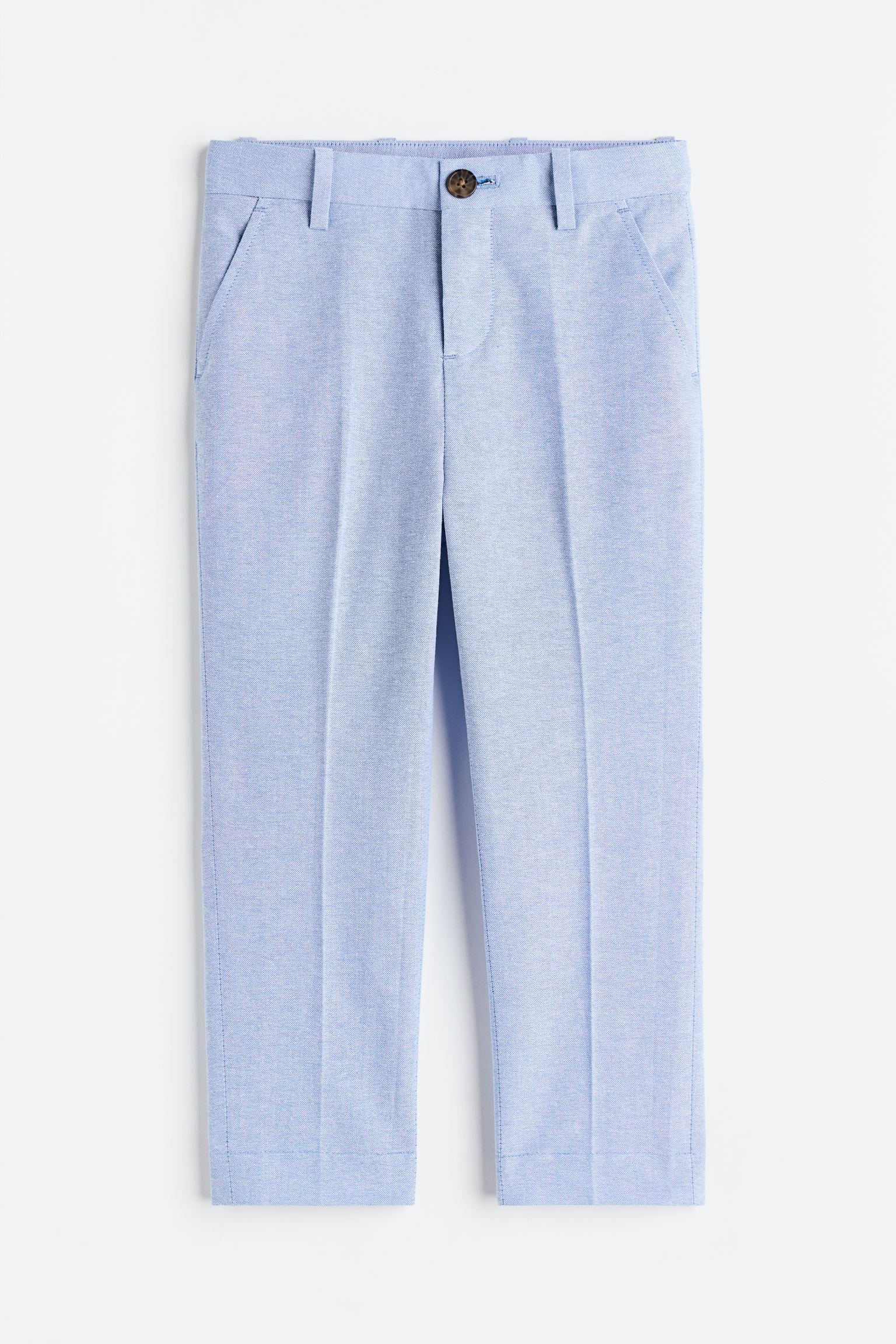 Узкие брюки от костюма H&M для мальчиков 128 Светло-голубой (доставка из-за рубежа)