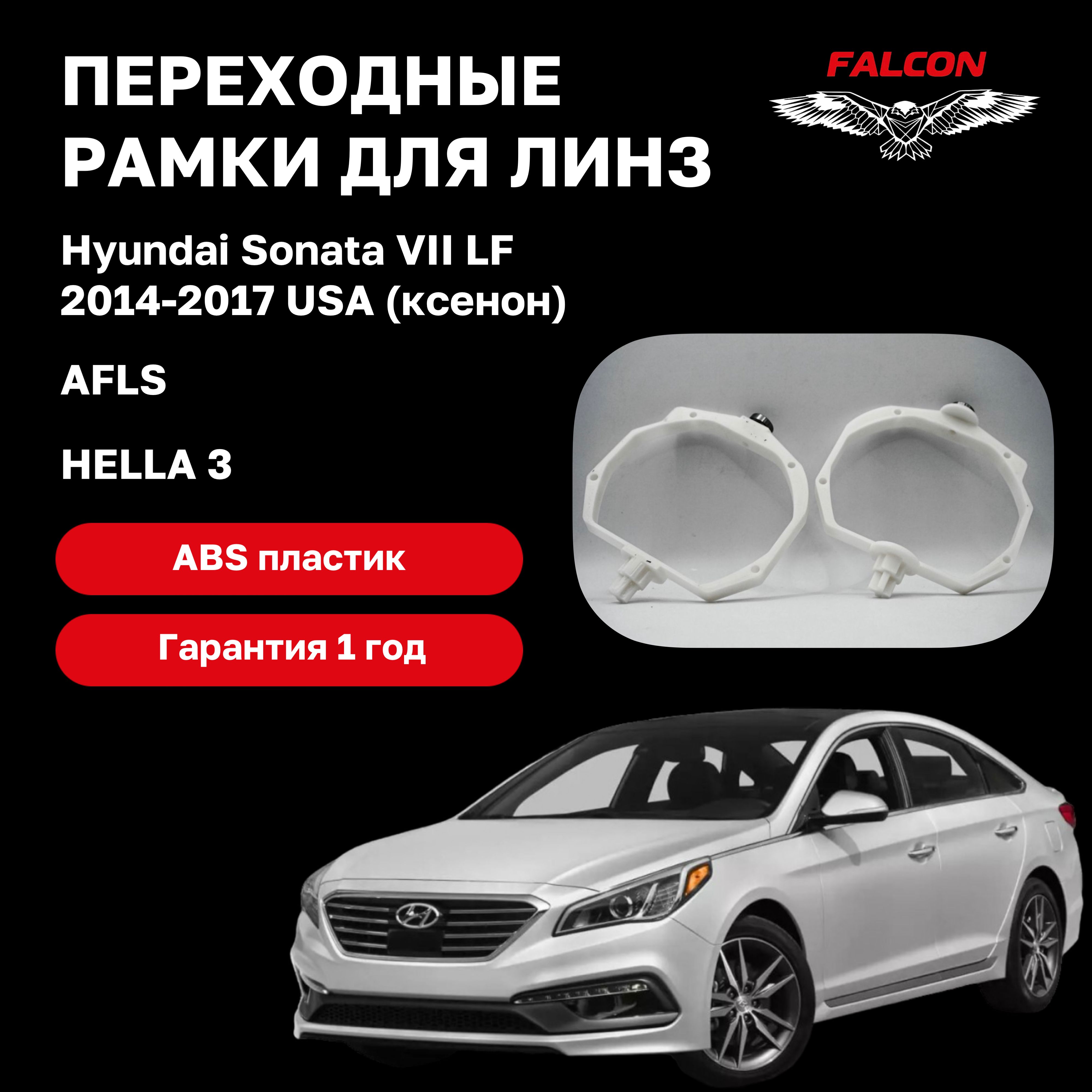 Рамка переходная для линз Hyundai Sonata VII LF 2014-2017 г.в. USA ксенон AFS Hella 3