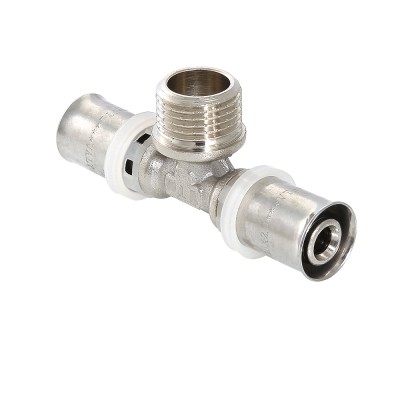 

Тройник Valtec VTm.233.N.320532 DN32, 3/4", н/р, Серебристый