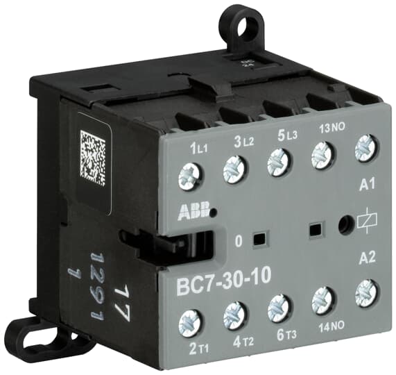 фото Миниконтактор bc7-30-10-01 12a (400в ac3) катушка управления 24в dс abb gjl1313001r0101