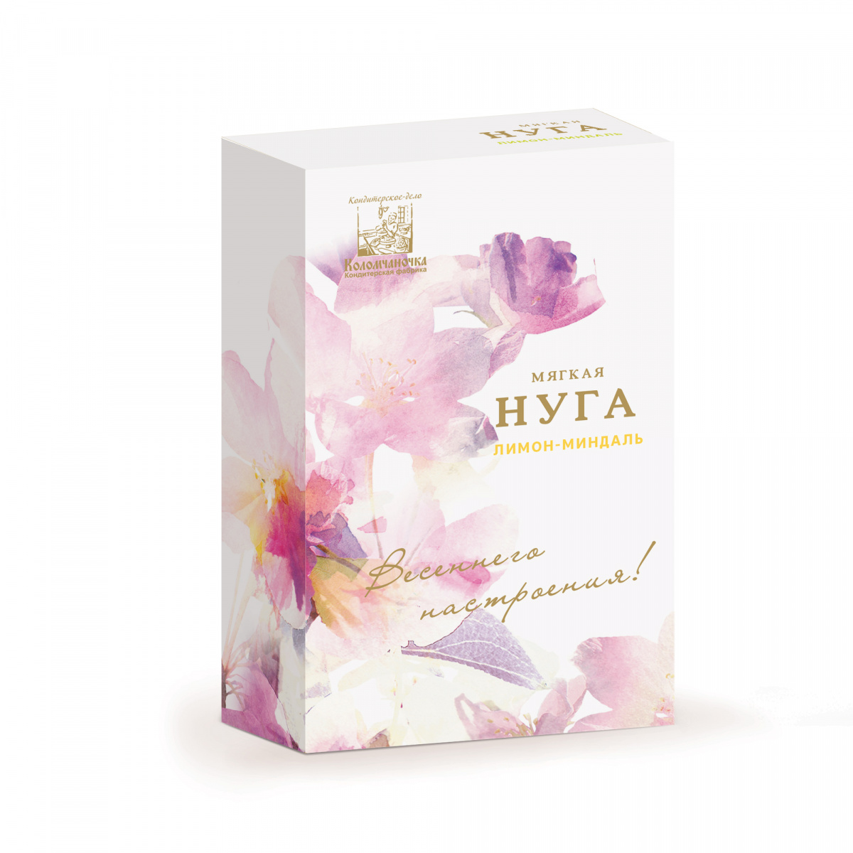 Нуга Лимон-миндаль (цветы) 90г