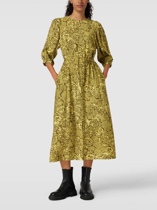 

Платье женское MOSS COPENHAGEN 1759275 желтое S, Желтый, 1759275