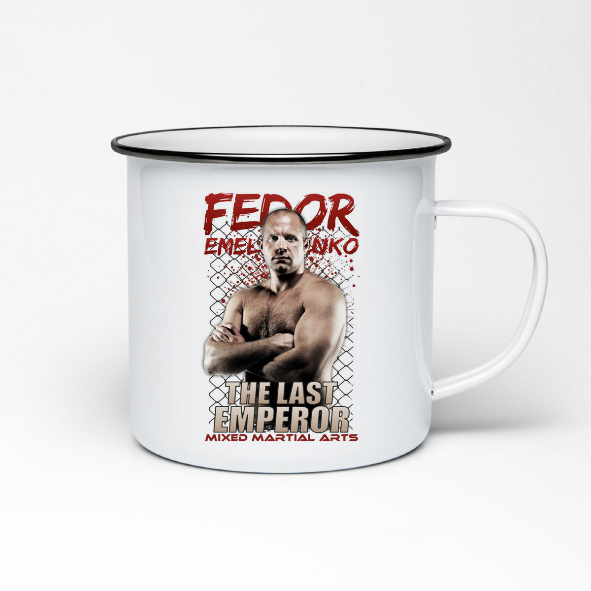 

Кружка металлическая CoolPodarok Fedor Emelyanenko. The last emperor