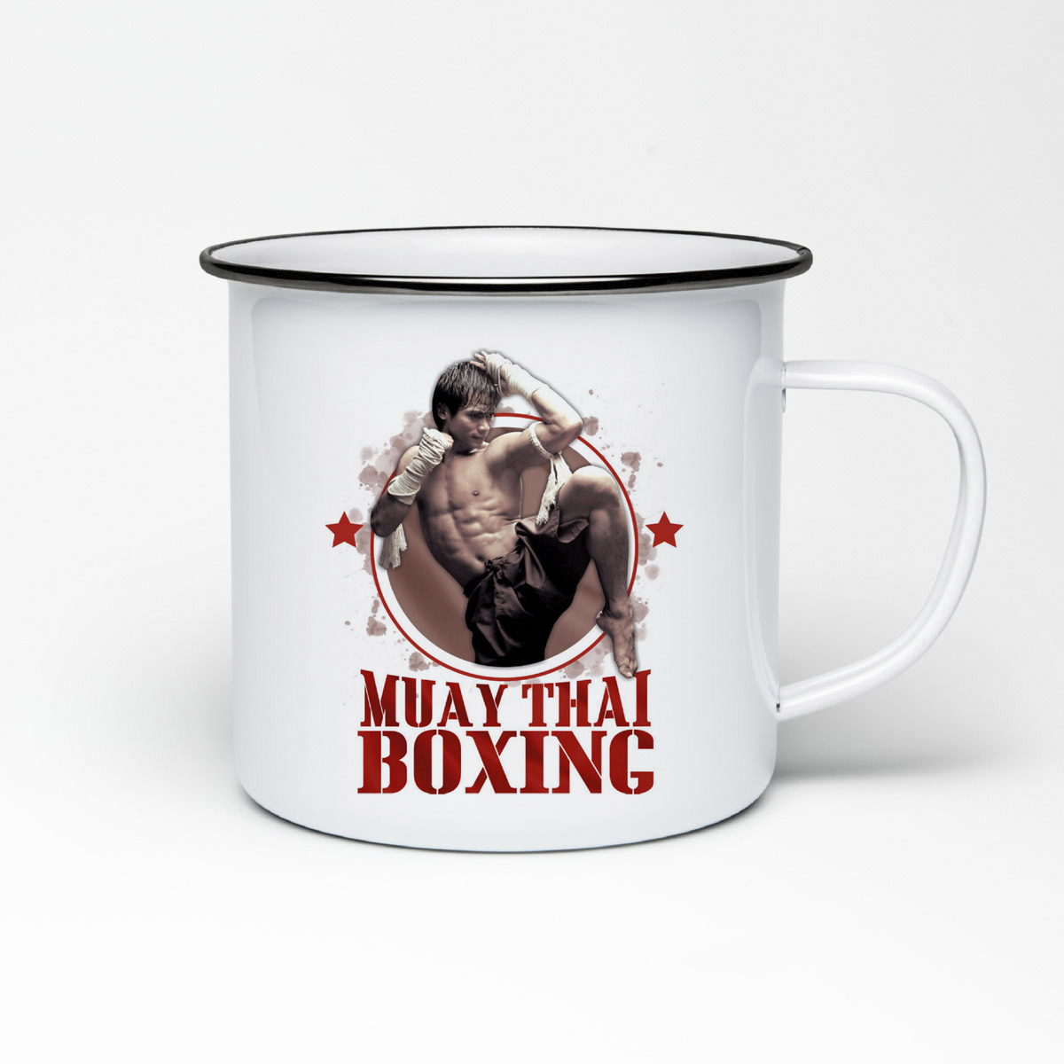 

Кружка металлическая CoolPodarok Muay thai boxing