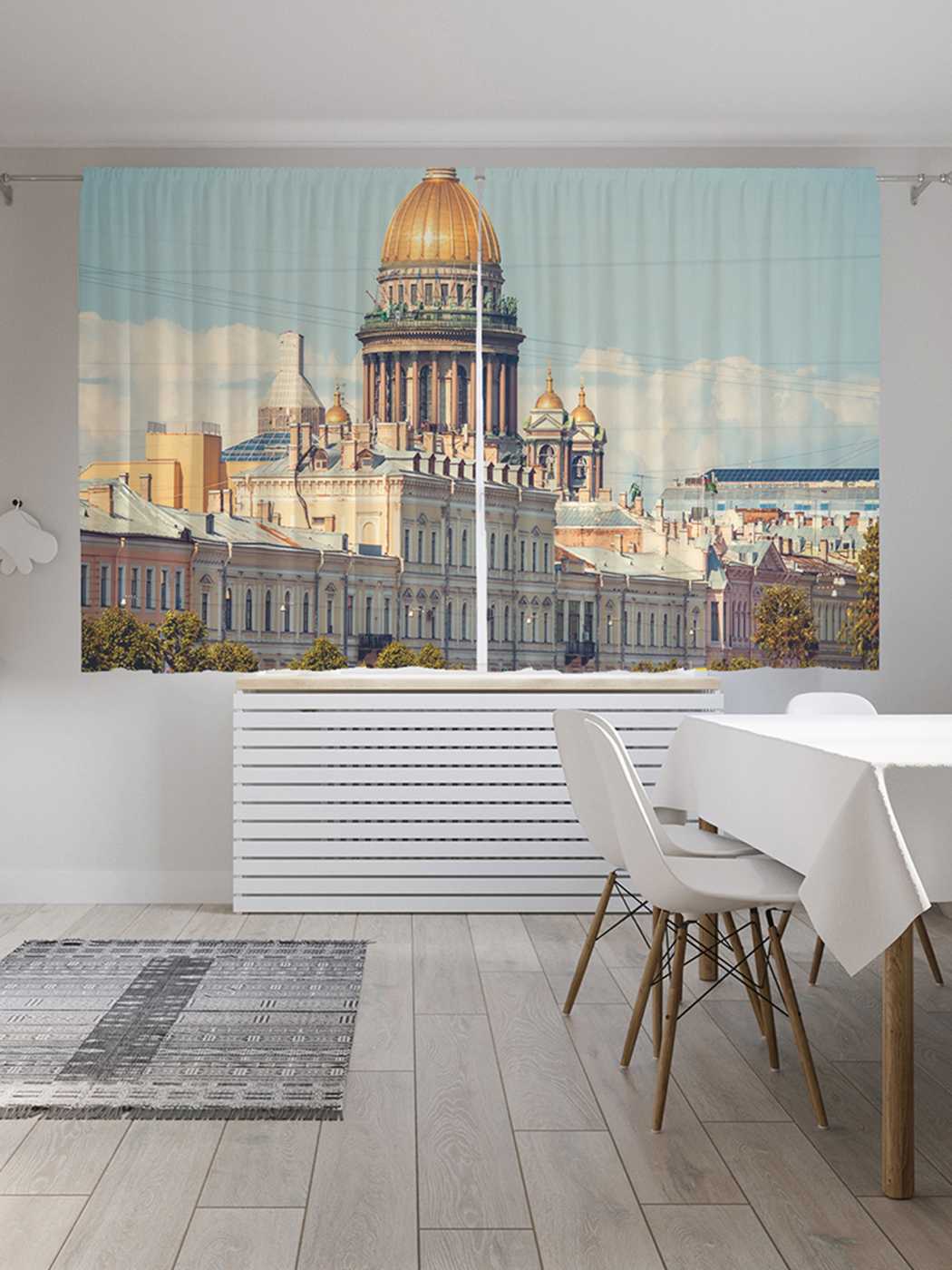 

Классические шторы JoyArty "Величественные постройки", Oxford DeLux, 2 полотна 145x180 см, Величественные постройки