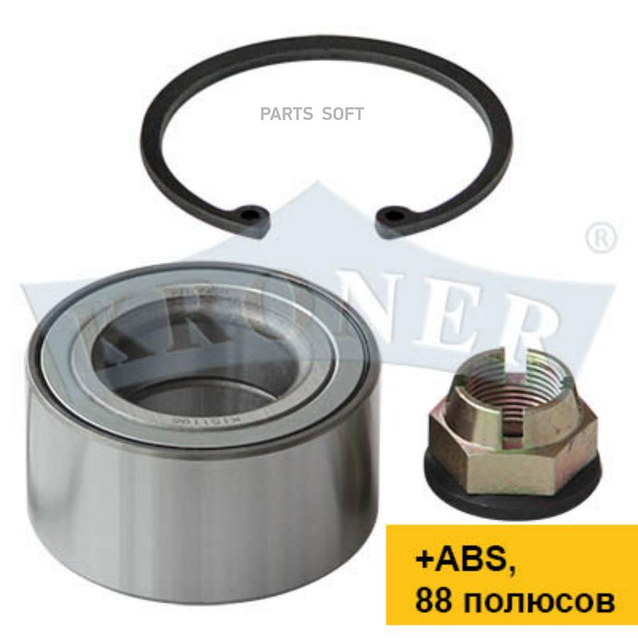 

Подшипник ступицы колеса Renault Logan I 04>15 Lada Largus/Largus / 12> KRONER K151196
