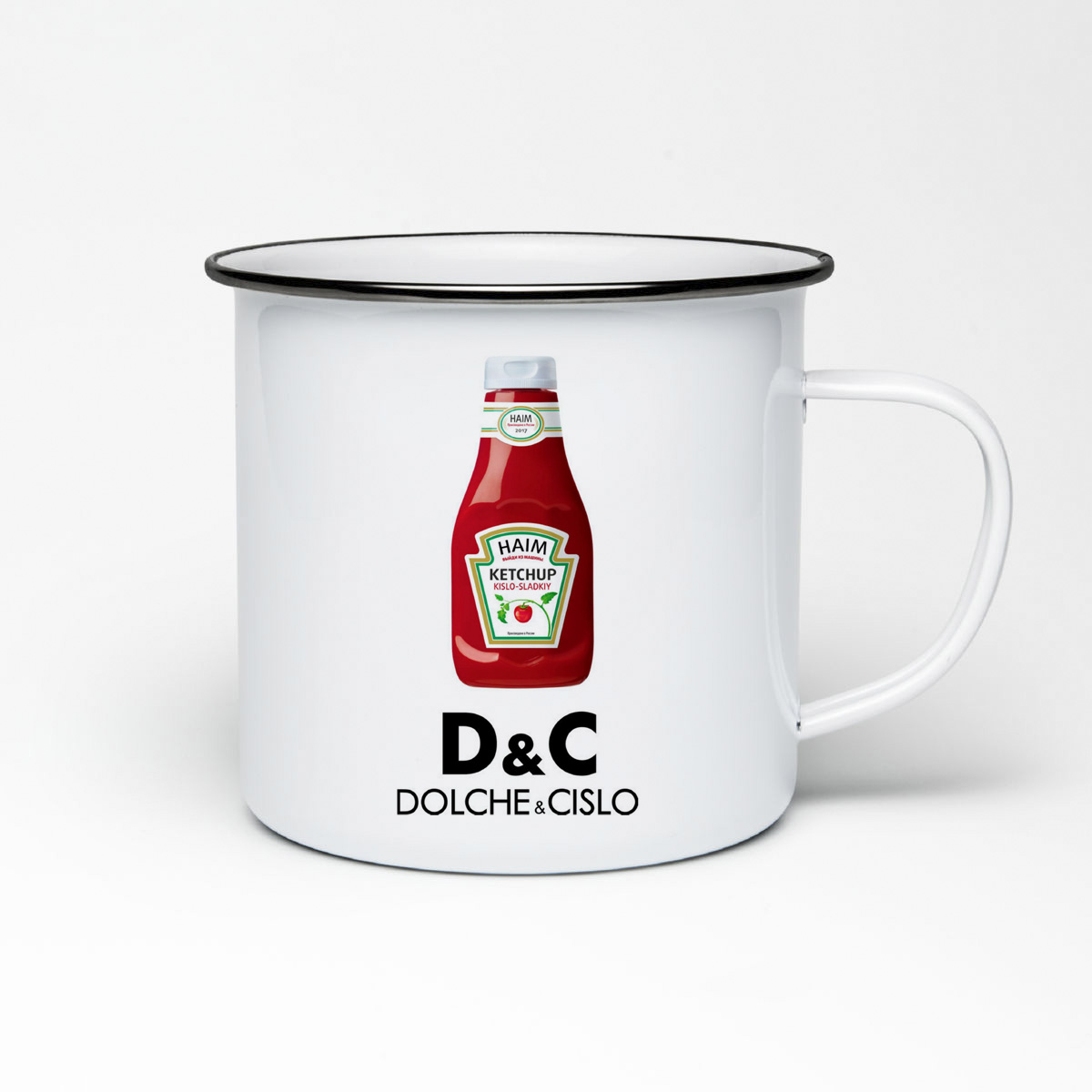 

Кружка металлическая CoolPodarok D and C Dolche and Cislo