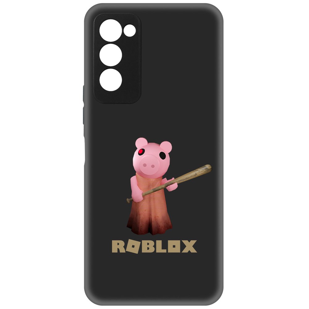 

Чехол-накладка Софт Roblox-Пигги для TECNO Camon 18, Черный