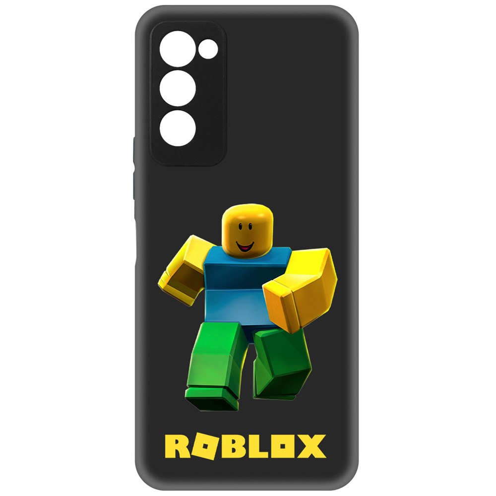 

Чехол-накладка Софт Roblox-Классический Нуб для TECNO Camon 18, Черный