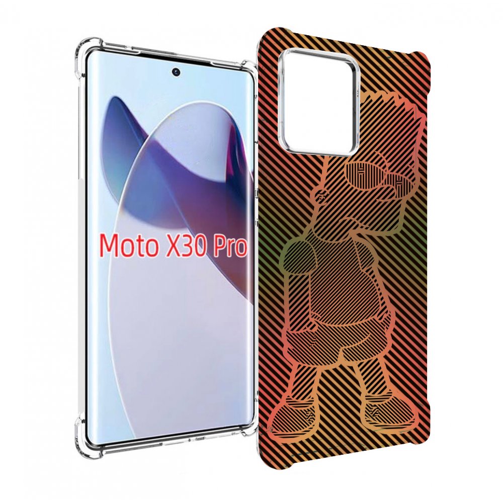 

Чехол MyPads Графический-Барт-Симпсон для Motorola Moto X30 Pro, Прозрачный, Tocco
