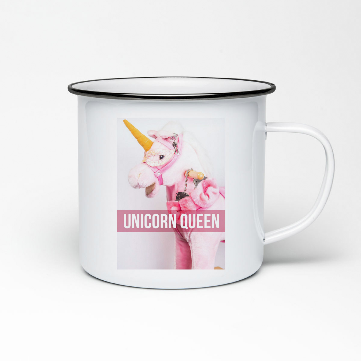 

Кружка металлическая CoolPodarok Unicorn queen. Королева Единорогов