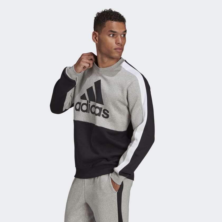 

Свитшот мужской Adidas HE4333 серый L, HE4333