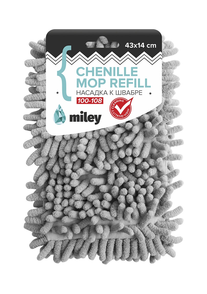 фото Насадка miley chenille mop refill ко всем швабрам flat mop (100-108)