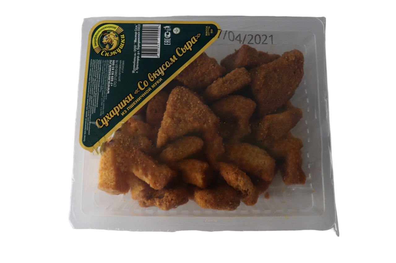 

Сухарики Снэкушки со вкусом сыр, 80 г