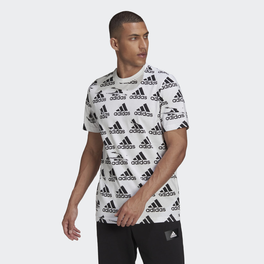 фото Футболка мужская adidas he1786 белая s