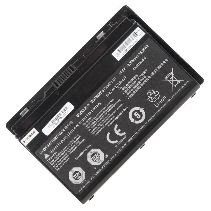 

аккумулятор для ноутбука DNS Clevo W370, W350ET 0170720, 14.8V 5200mAh