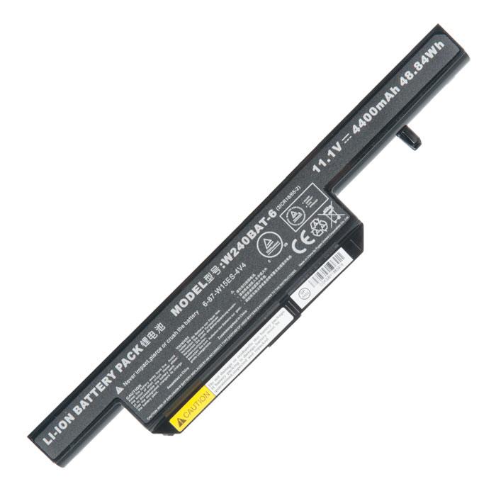 фото Аккумулятор для ноутбука dns clevo w240 w255hu 11.1v, 4400mah rocknparts