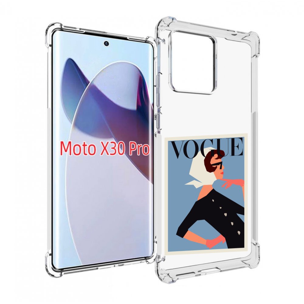 

Чехол MyPads Вогуе картинка для Motorola Moto X30 Pro, Прозрачный, Tocco