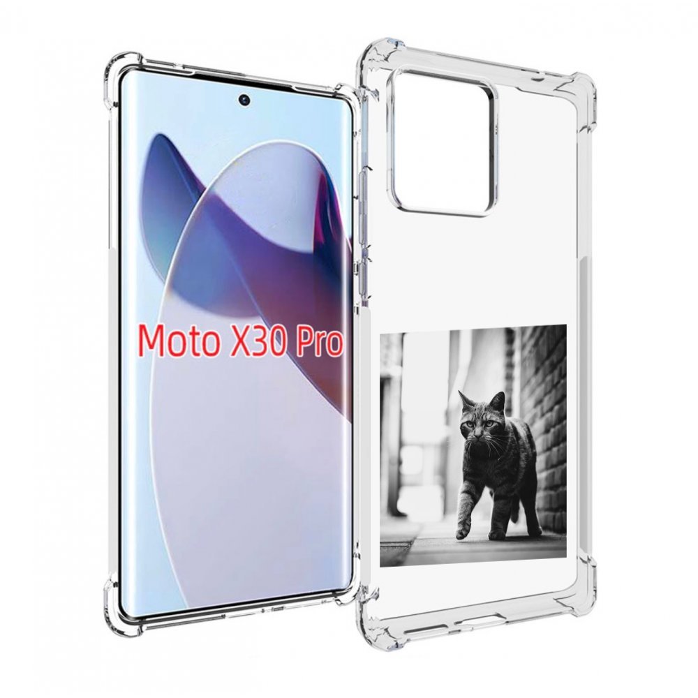 

Чехол MyPads Важный-кот для Motorola Moto X30 Pro, Прозрачный, Tocco