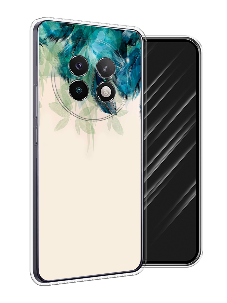 

Чехол Awog на Realme 13+ "Перья голубого цвета", Бежевый;синий;бирюзовый, 2518750-1