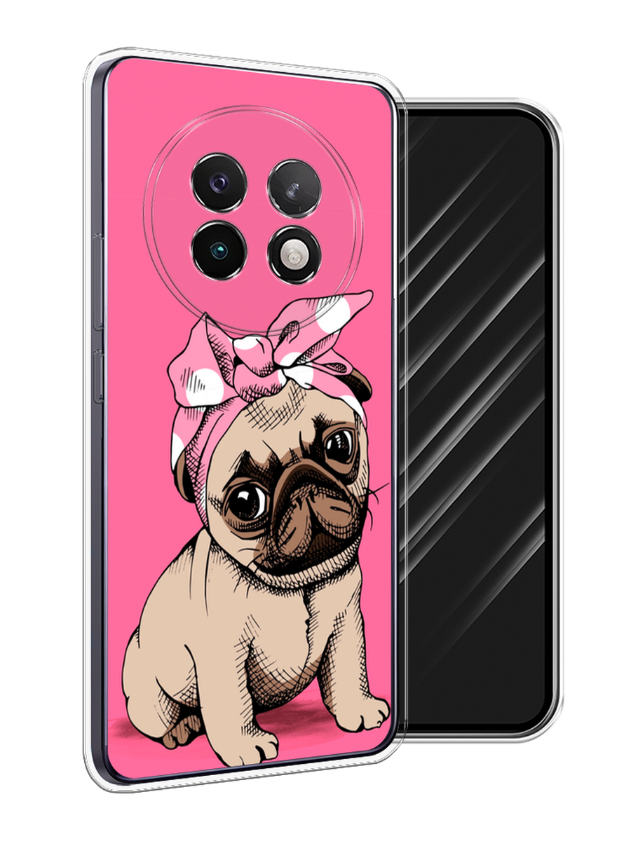 

Чехол Awog на Realme 13+ "Dog Pin-Up", Розовый;бежевый, 2518750-1