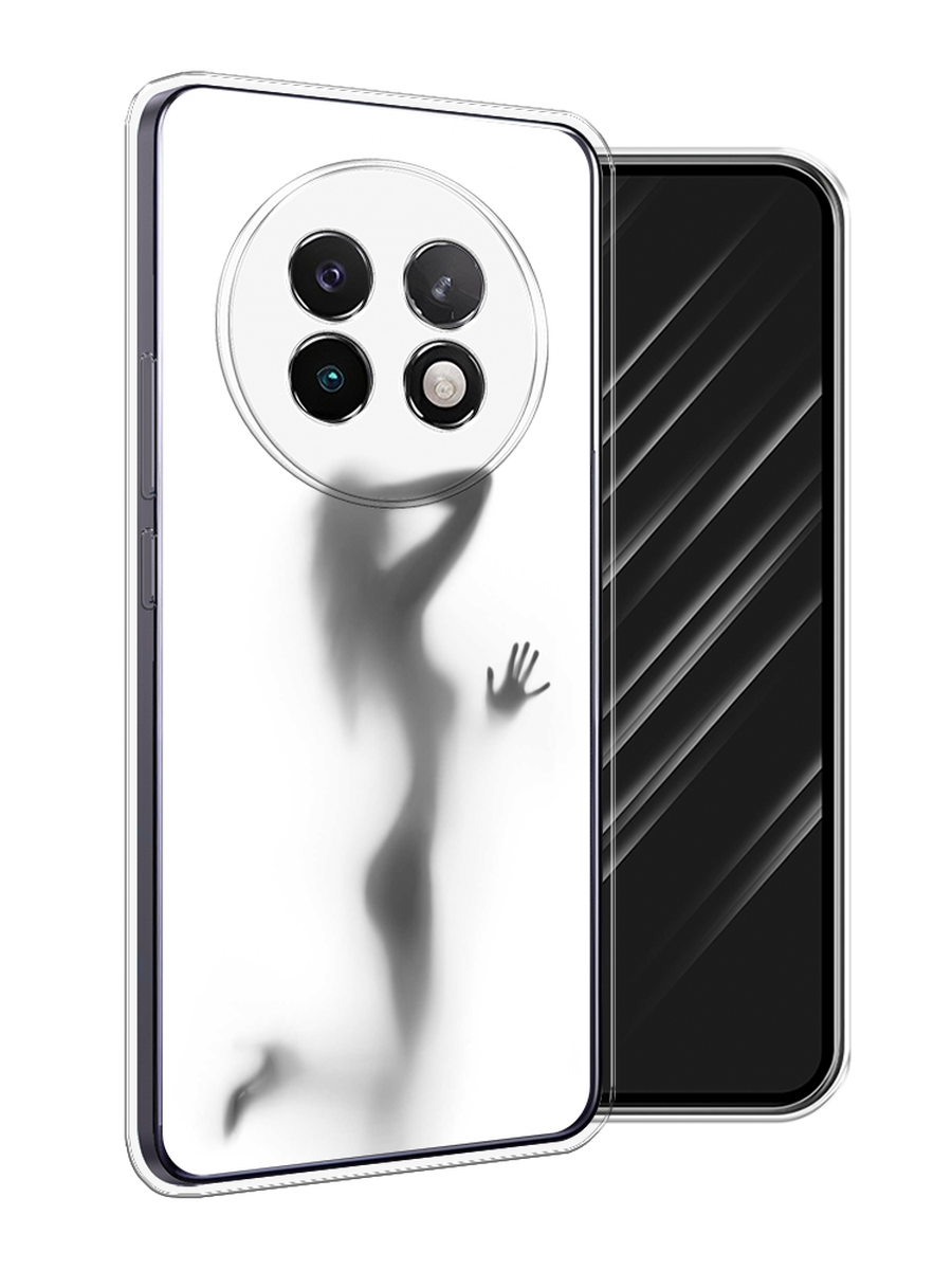 

Чехол Awog на Realme 13+ "Стекло в душе", Белый;серый;черный, 2518750-1