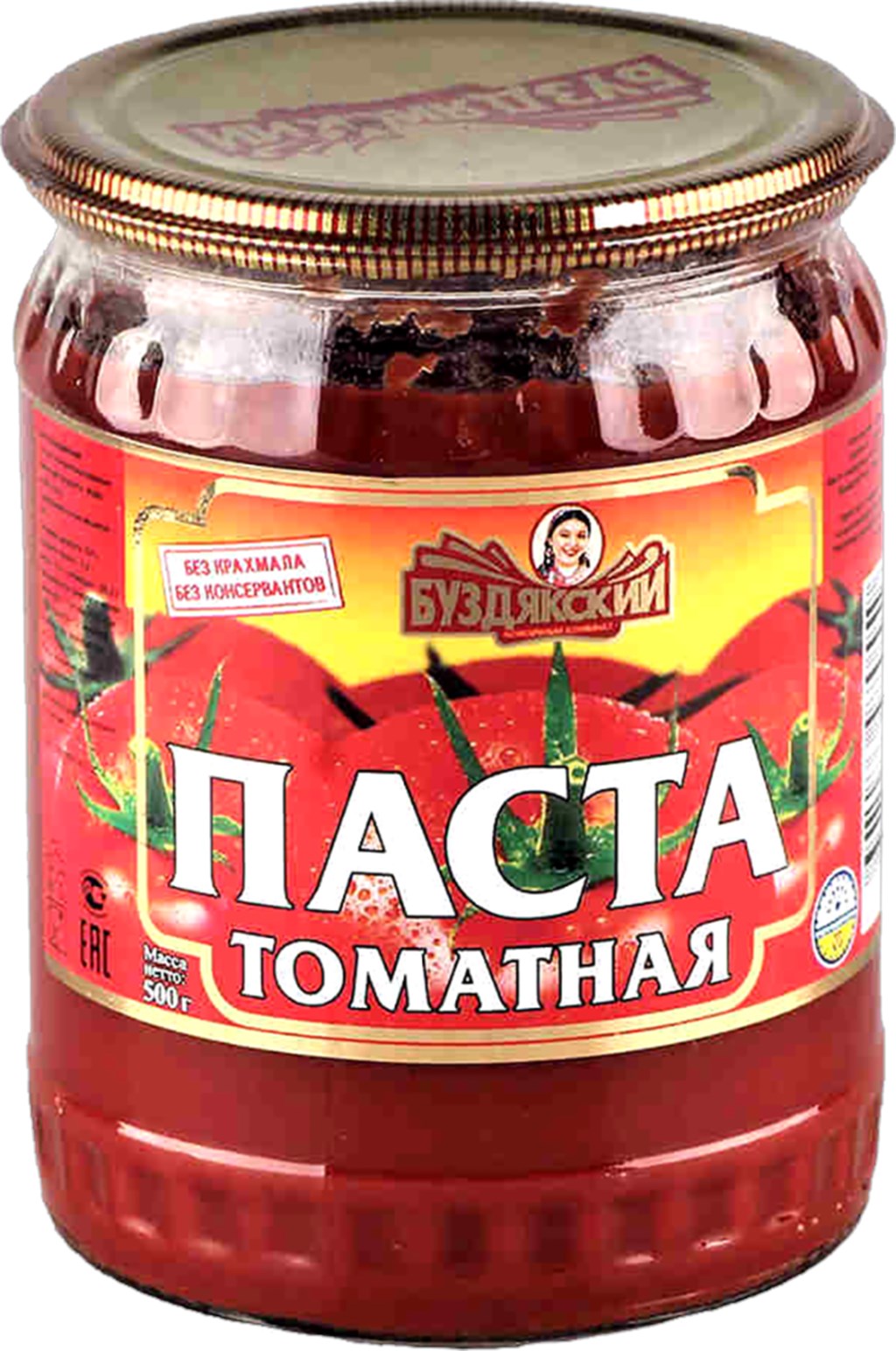 Паста томатная Домашние запасы Буздякская в стекле, 500 г