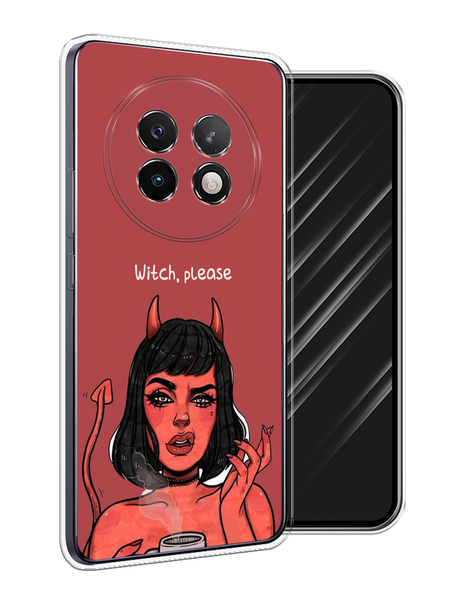 

Чехол Awog на Realme 13+ "Evil Girl", Бордовый;черный, 2518750-1